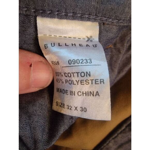 Bullhead Men's Khaki Zip Fly Slim Fit Chino Pants Size 32x30 - Picture 3 of 3